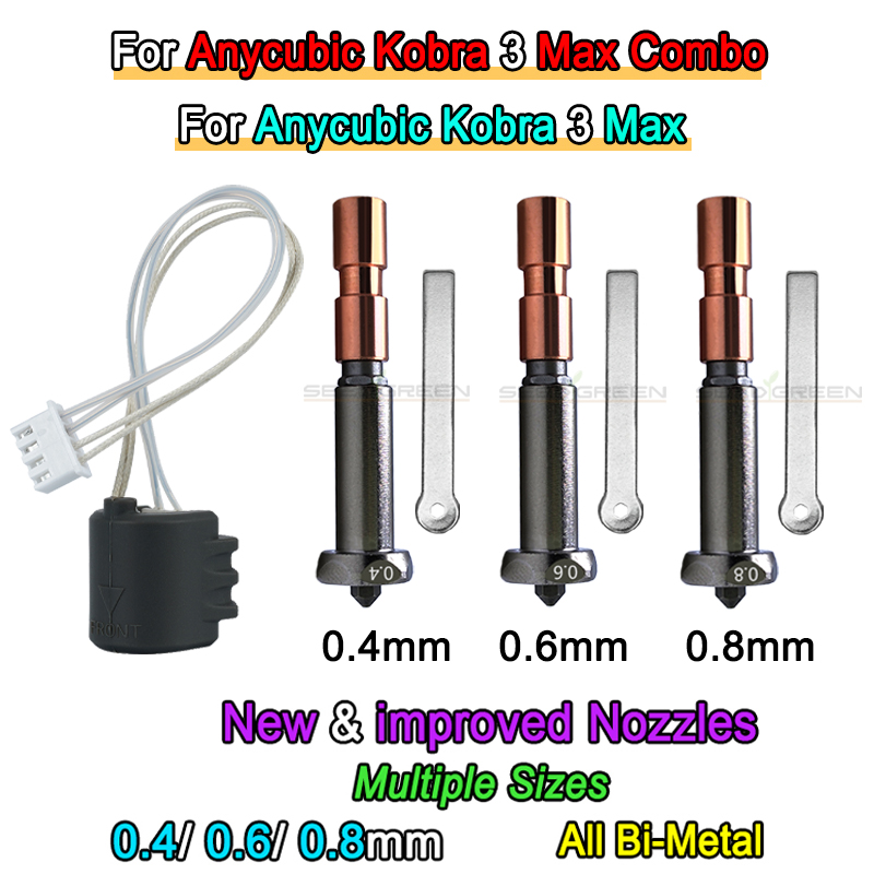 Hotend 0.4Mm - Nuovo Ugello di Aggiornamento Per Anycubic