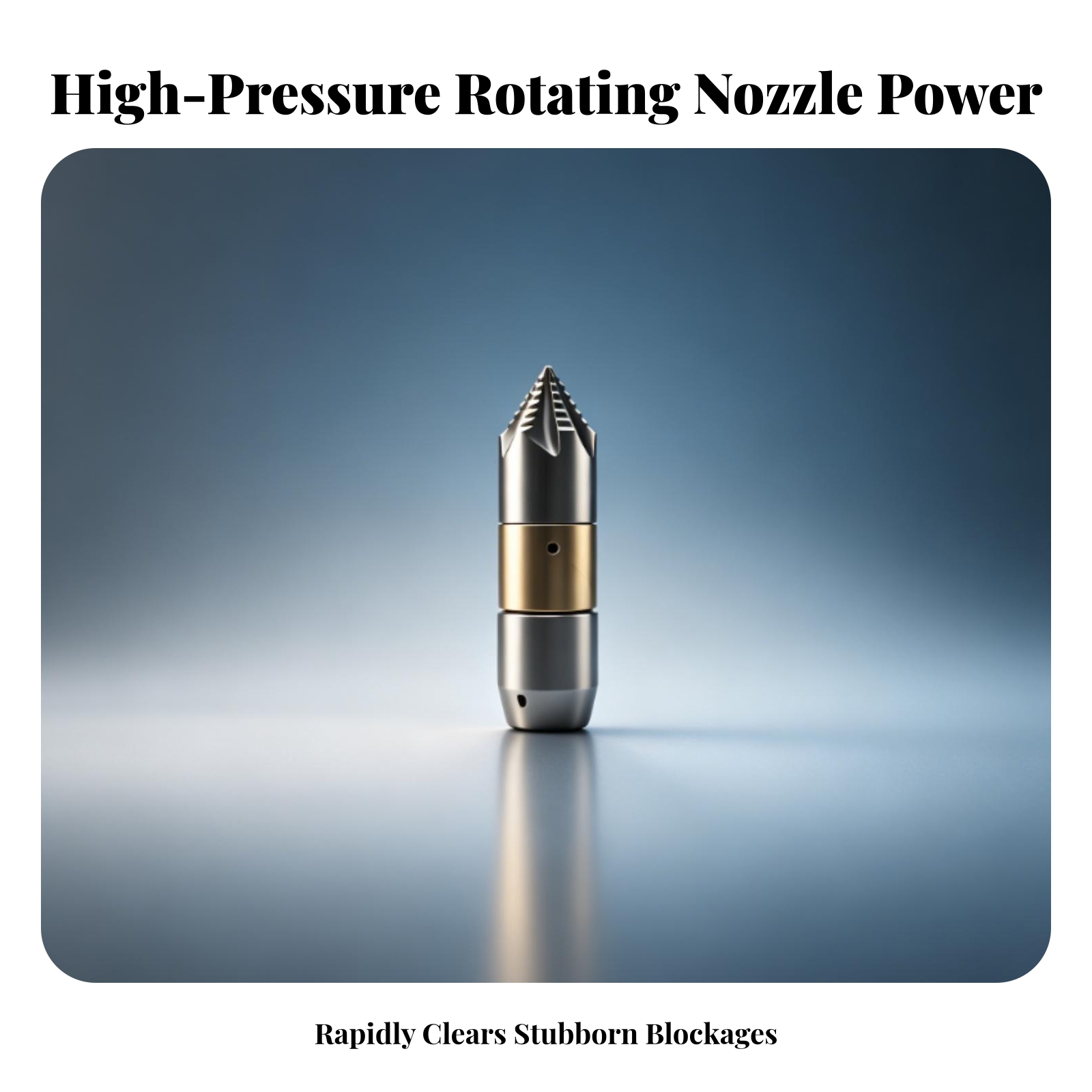 Nozzle Brass - Ugello Rotante Resistente all'Usura per Idraulica,