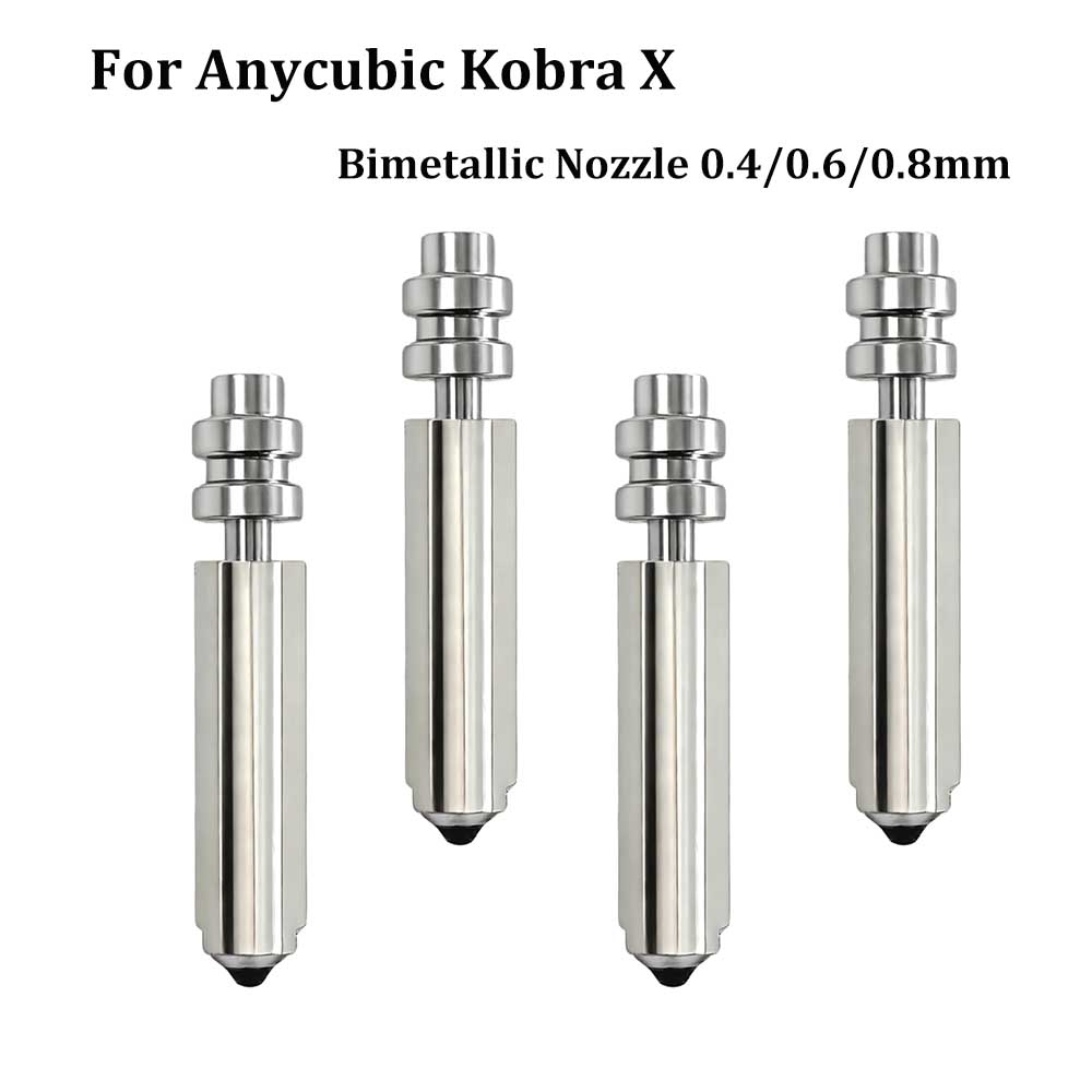 Hotend 0.4Mm - Per Anycubic Kobra X Ugelli Bimetallici