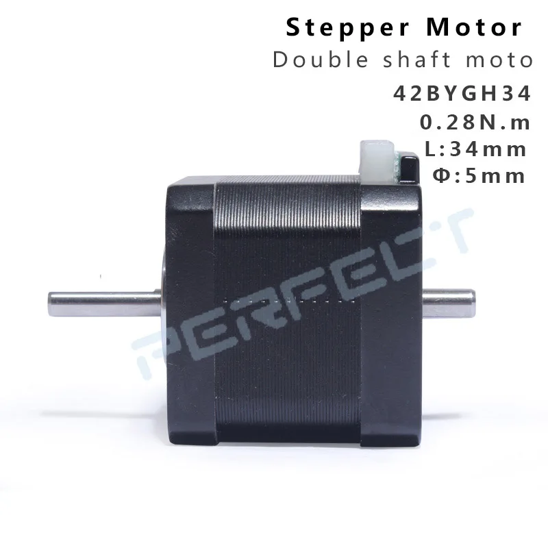 Closed Loop Stepper Motor Nema 17 - Motore a Doppio Albero 42BYGH34 Nema
