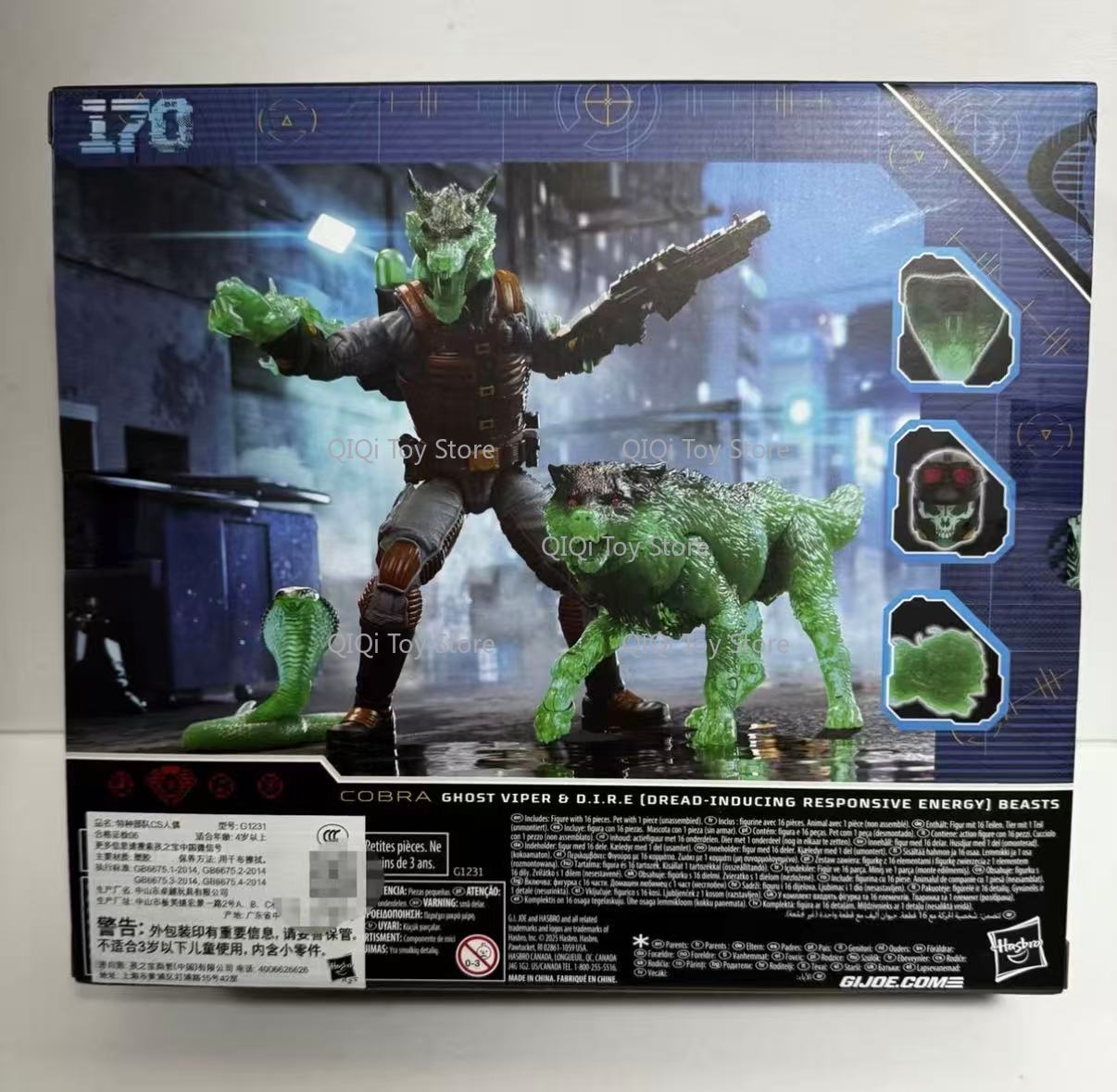 Cobra Extruder - Autentica Bambola Articolata Hasbro Troops Ghost