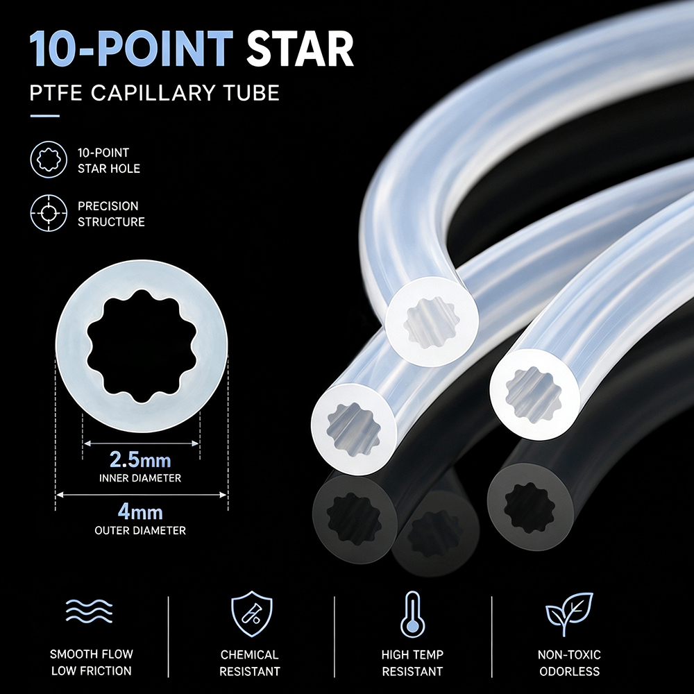 Tubo in PTFE a forma di stella - Ptfe Tube recensione e prezzo