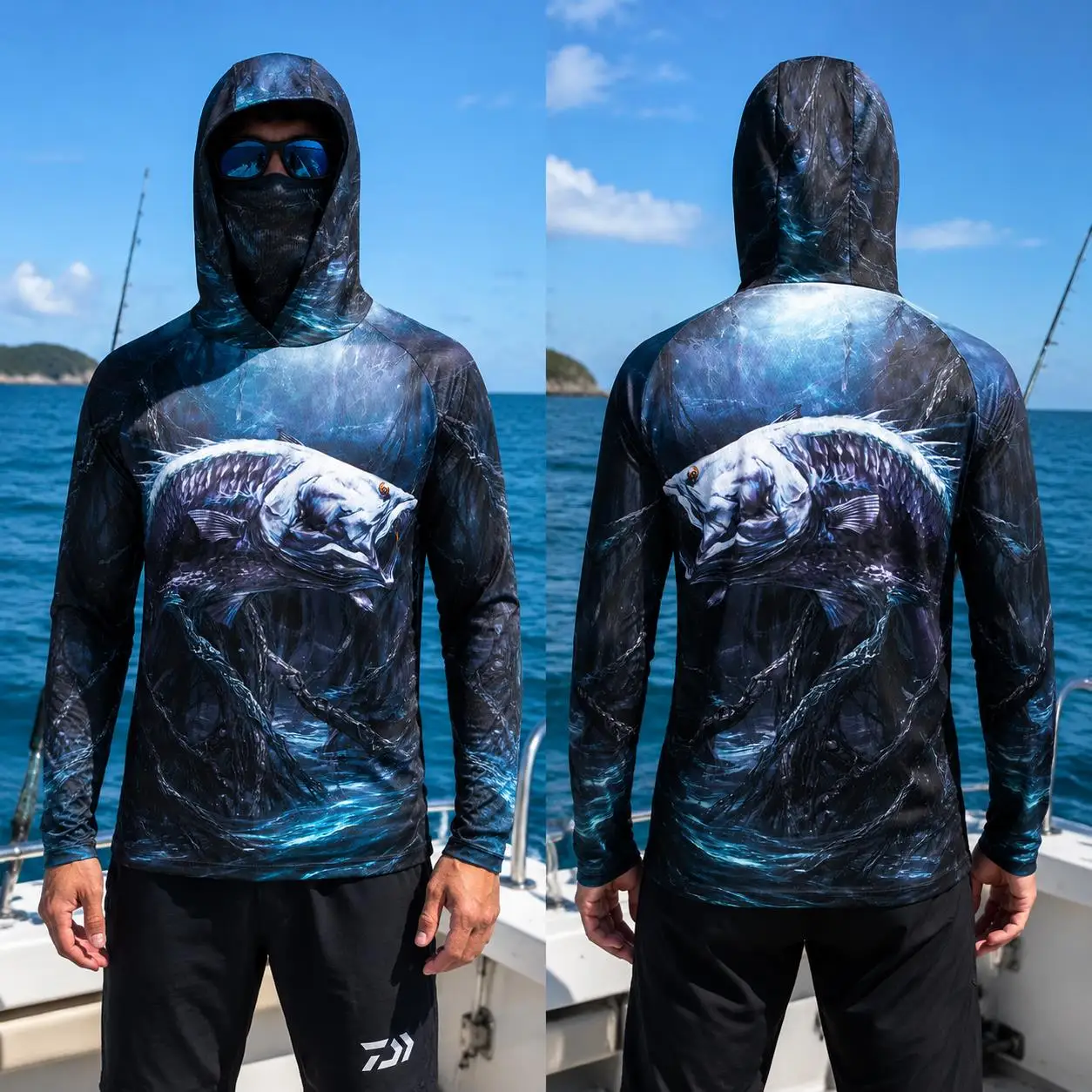 Maglia da pesca con cappuccio  - Resin recensione e prezzo