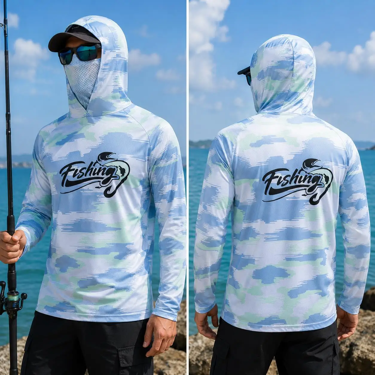 Maglia da pesca con cappuccio  - Resin recensione e prezzo