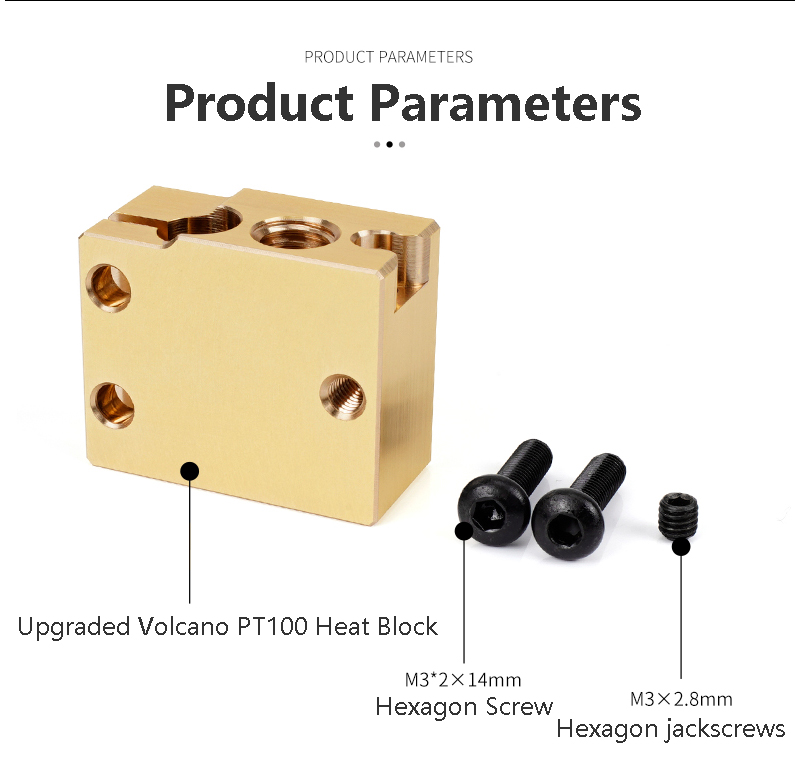 Blocco riscaldato vulcano PT10 - Direct Drive Extruder recensione e prezzo
