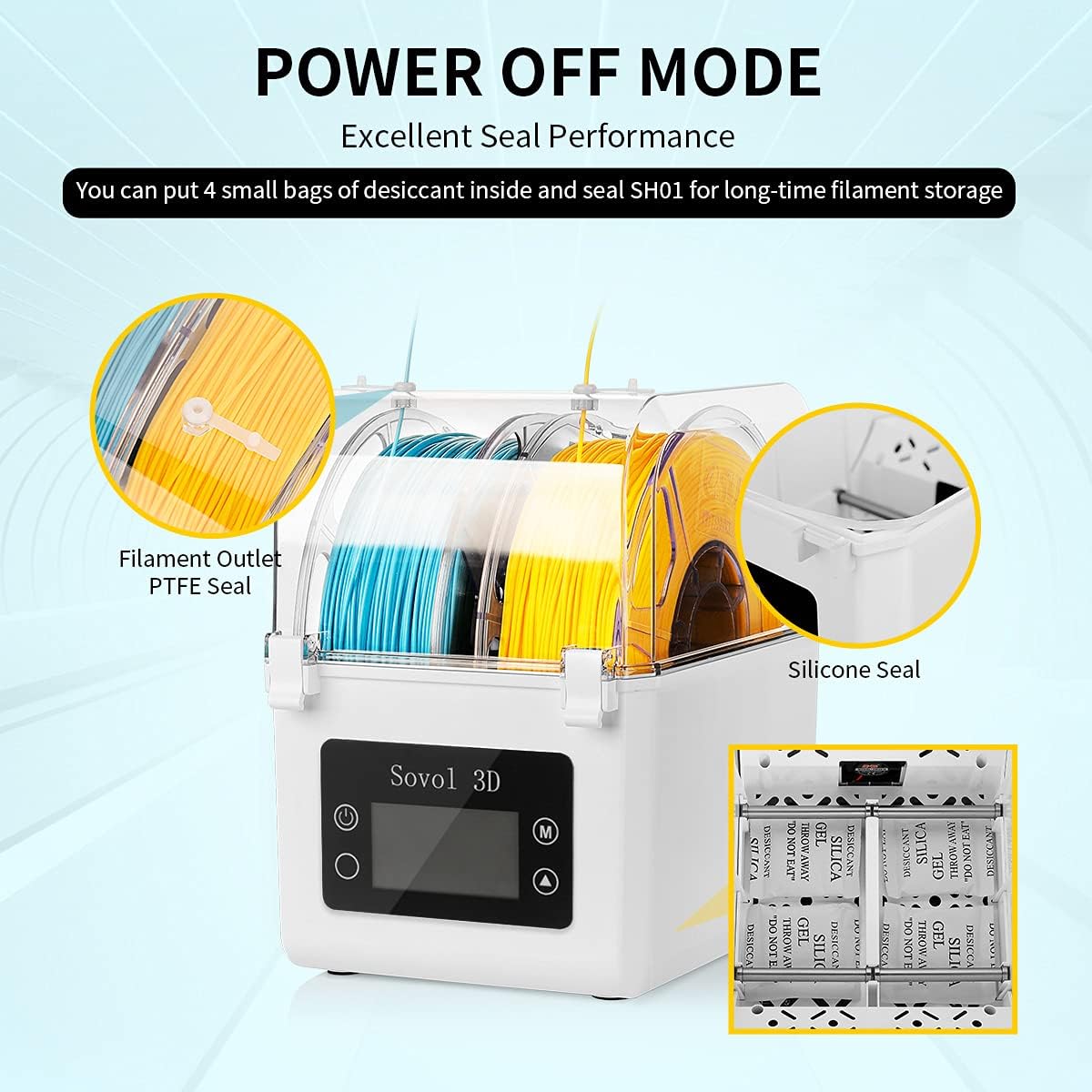 Essiccatore per filamenti Sovo - Enclosure 3D Printer recensione e prezzo