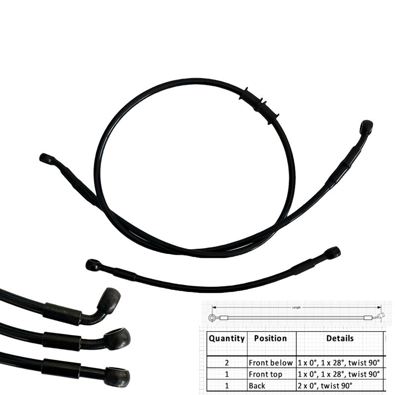 AN3 Moto Tubo freno idraulico  - Ptfe Tube recensione e prezzo