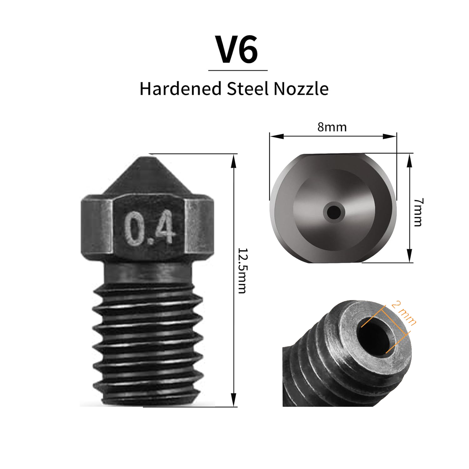 1/2/5PCS E3D V6 Estrusore Ugel - Direct Drive Extruder recensione e prezzo