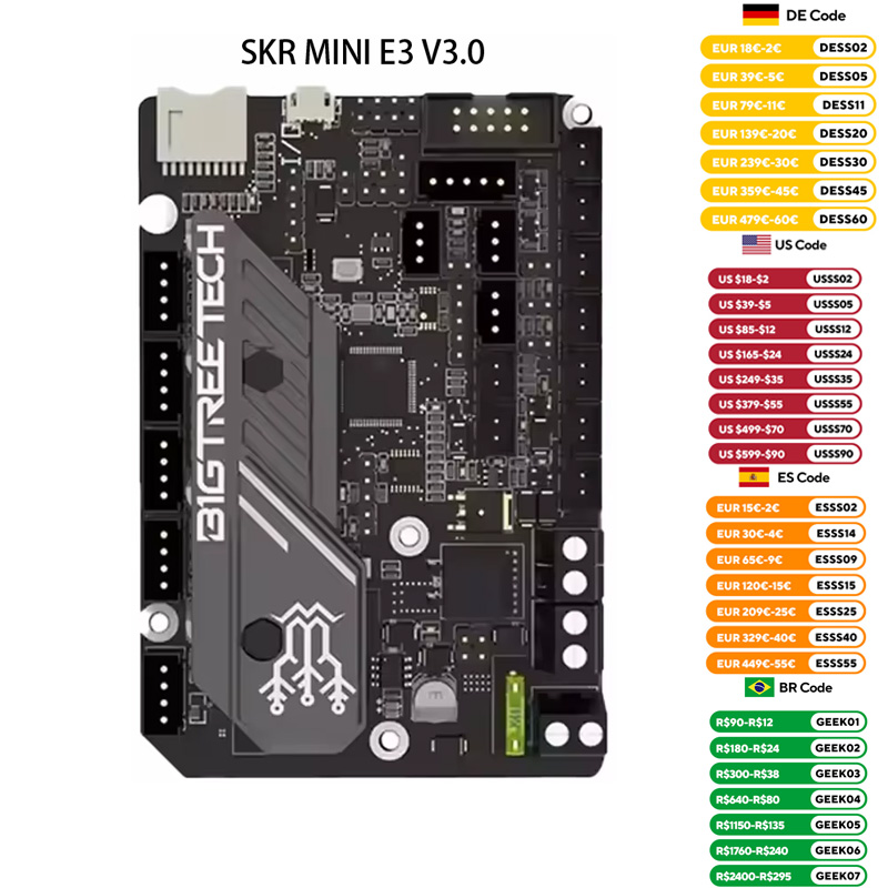 BIGTREETECH SKR MINI E3 V3.0 S - Direct Drive Extruder recensione e prezzo