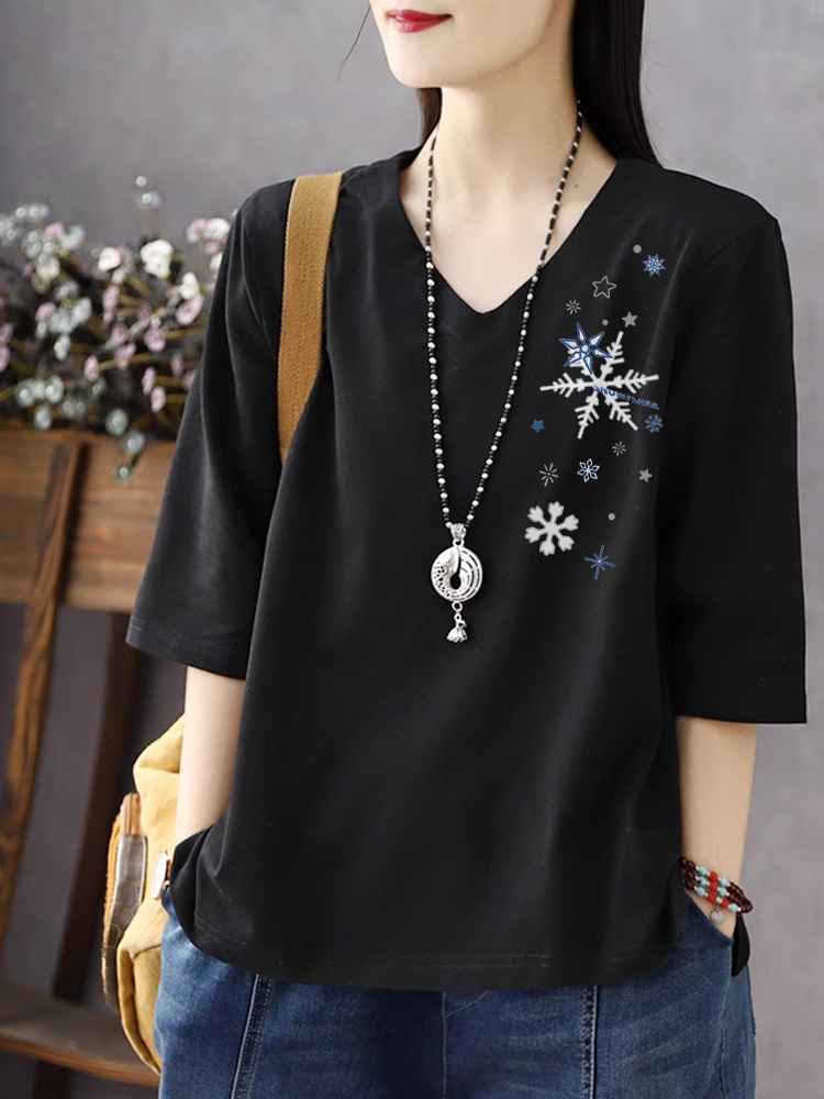 T-shirt da donna in puro coton - Resin Vat recensione e prezzo